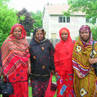 Group of Somali Bantu women